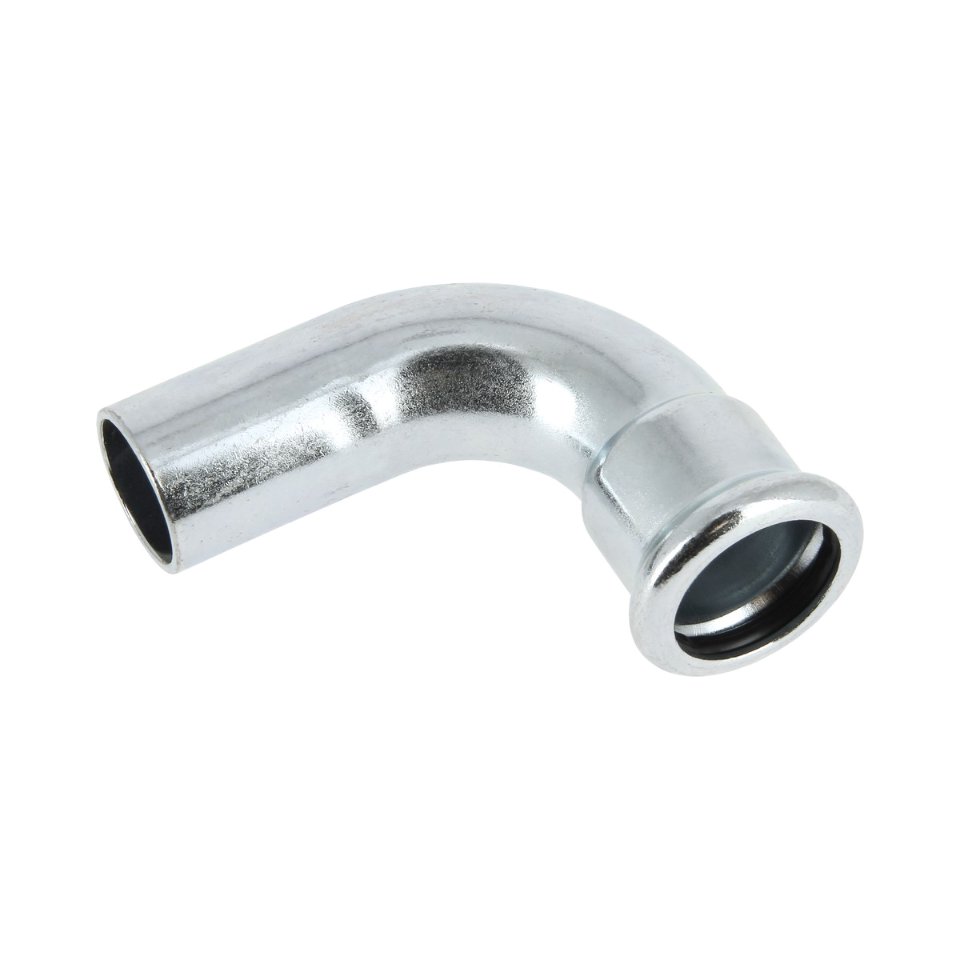 BONFIX Press Staalverzinkt Insteekbocht 90° 42 mm.