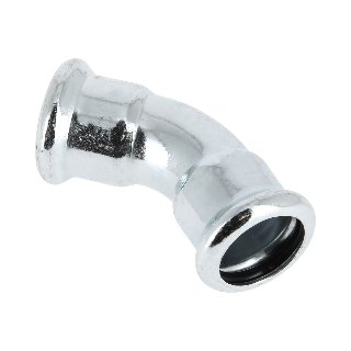 BONFIX M-Press Staalverzinkt Bocht 45° 54 x 54
