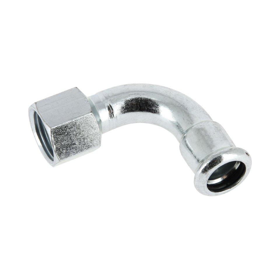 BONFIX M-Press Staalverzinkt Bocht 90° 1 binnendr x 28