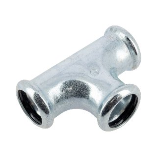 BONFIX M-Press Staalverzinkt T-stuk 22