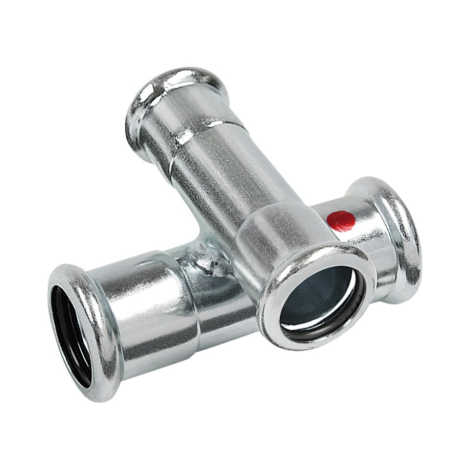 BONFIX M-Press Staalverzinkt Passeerkruisstuk 28 x 18