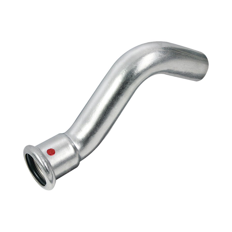 BONFIX M-Press Staalverzinkt Passeerbocht kort 18 x 18