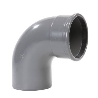 Pipelife pvc bocht m/s 160 87° sn4 gr