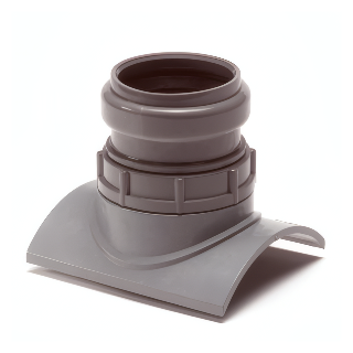 PVC klemaanboorzadel 125 x 40mm