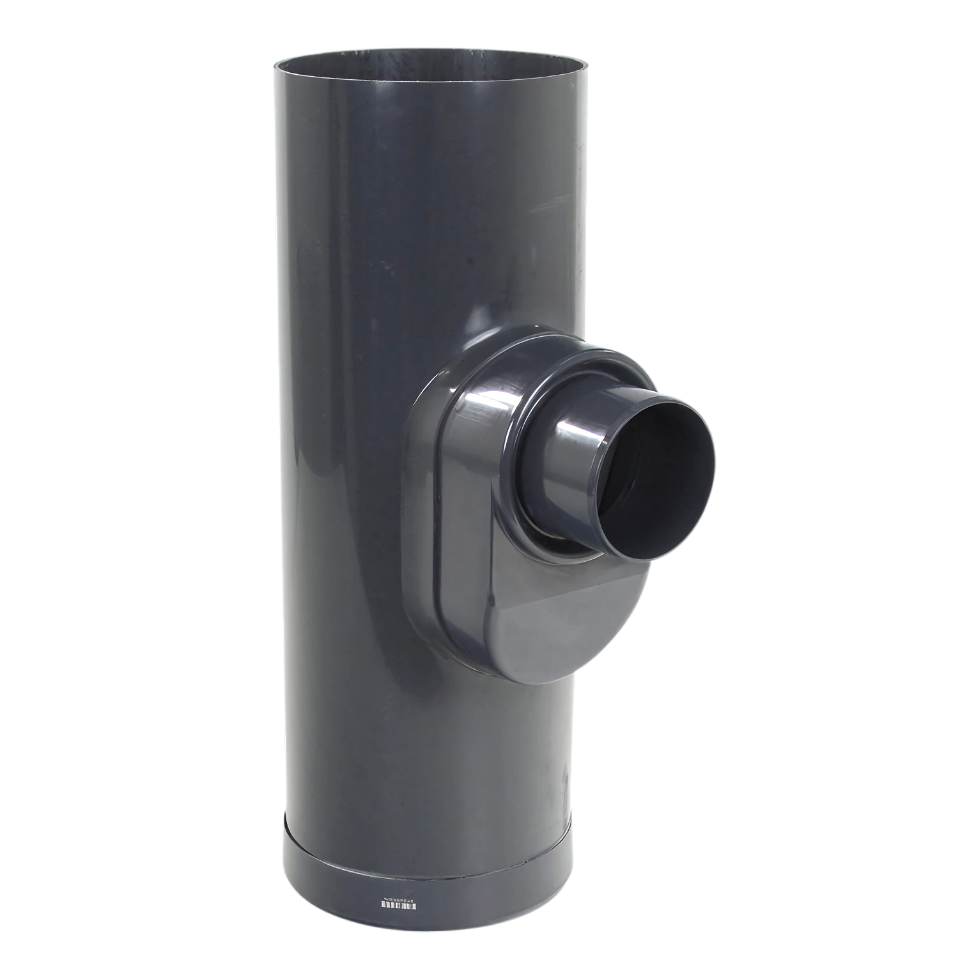 PVC onderbak Ø250mm, t.b.v. tegelpadkolk, 12L, H=600mm
