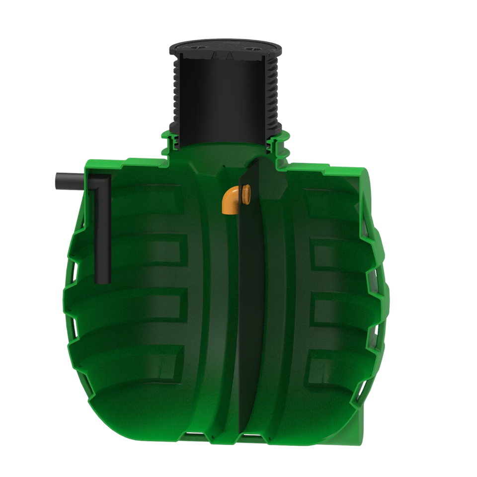 MW Septictank polyetheen, 2-kamersysteem 3500 liter