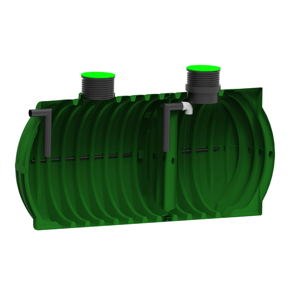 MW Septictank polyetheen, 2-kamersysteem 25000 liter