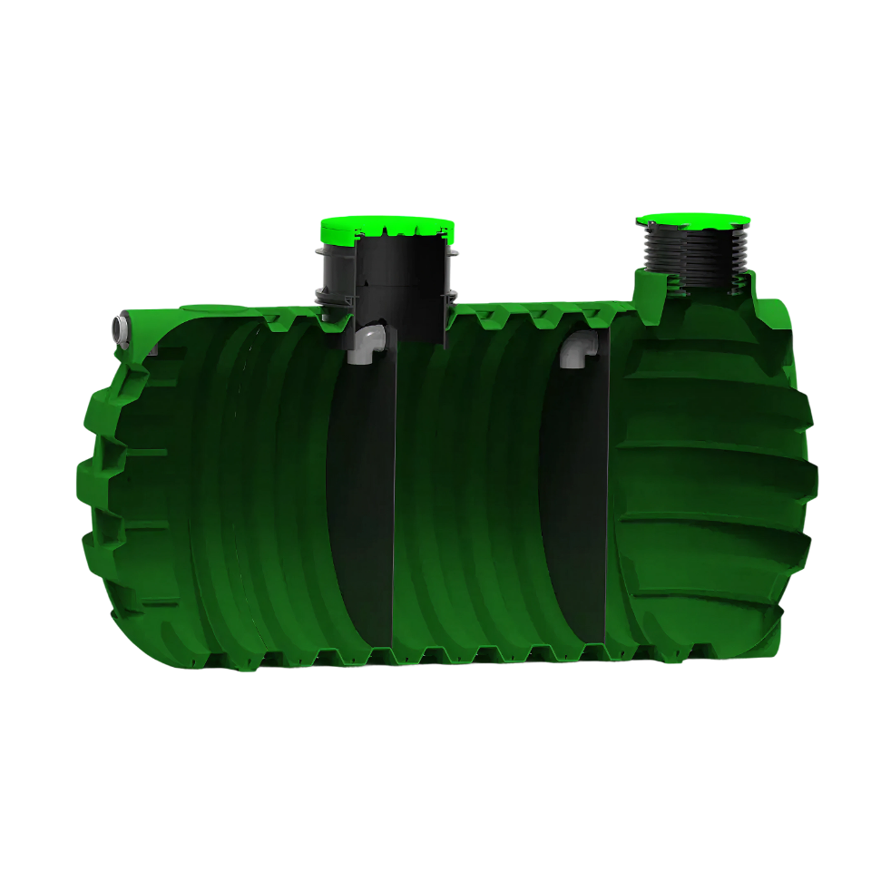 MW Septictank polyetheen, 3-kamersysteem 16000 liter