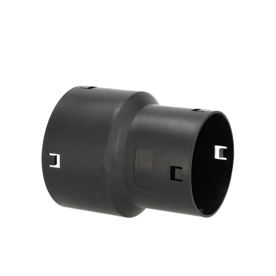 PP klik verloop, 100/125 mm