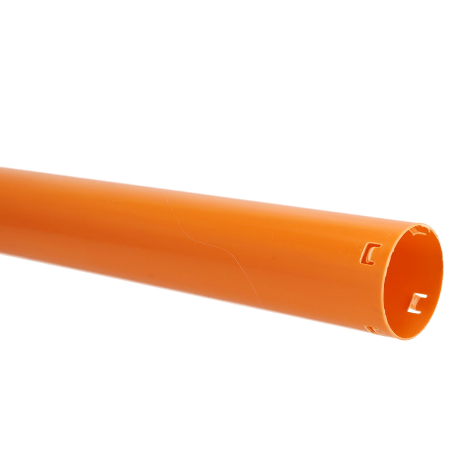 Eindbuis met klik M1 oranje, 65 mm