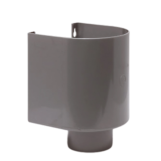 Dyka PVC HWA vergaarbak 80mm, grijs