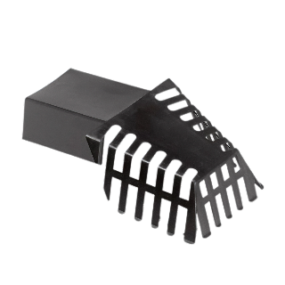 Dyka PE Bladvanger Type U 60x100 Zwart