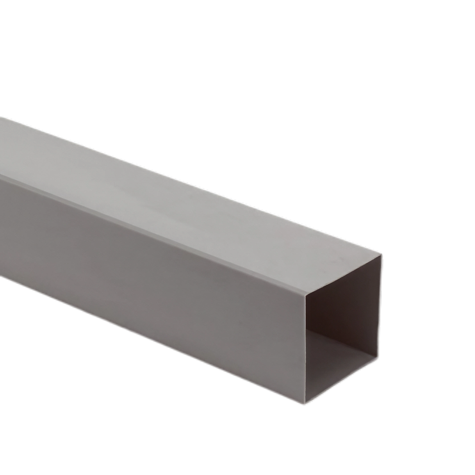 Dyka PVC HWA Buis 100 x 1,5 vierkant grijs L=4m