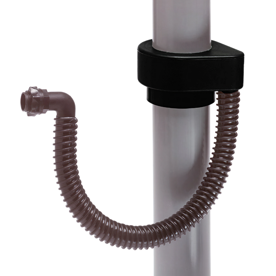 Regenton vulautomaat, zwart, voor 60/70/80/100mm hwa buis