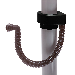 Regenton vulautomaat, zwart, voor 60/70/80/100mm hwa buis