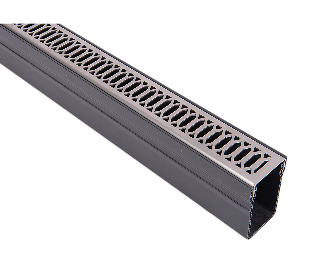 MW Drain 65/100 goot, Viking-Line RVS rooster, L = 1m