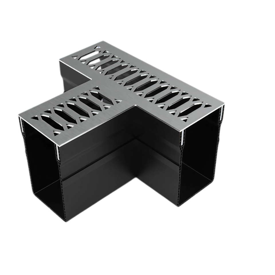 MW Drain 65/100 T-stuk, Viking-Line RVS rooster