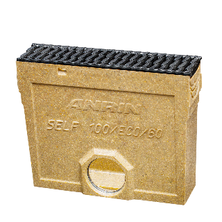 Anrin slibvangput SELF-100, ECO, Mini, GY sleufrooster L= 50