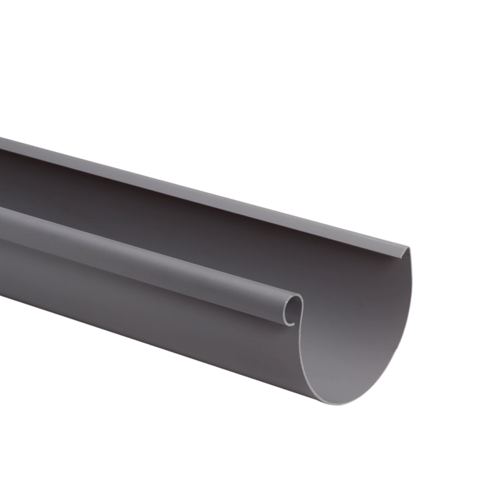 S-lon mastgoot 150mm grijs L= 2M