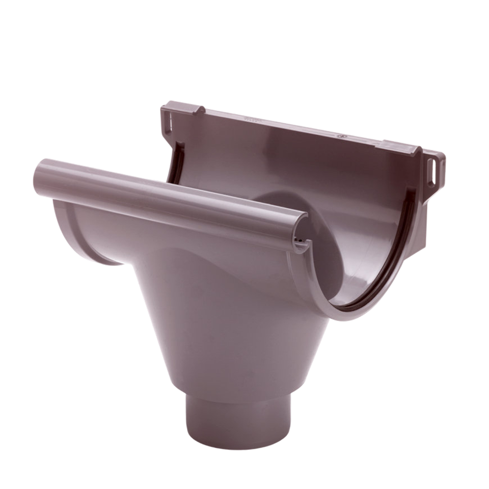 S-lon Klem gootuitloop voor mastgoot 125mm ⌀70-80mm, grijs
