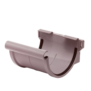 S-lon Klem verbindingsstuk voor mastgoot 125mm, grijs