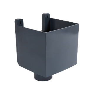 NICOLL Techtan PVC-Ti vergaarbak 80mm antraciet