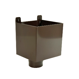 NICOLL Techtan PVC-Ti vergaarbak 80mm bruin