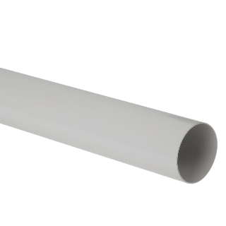 NICOLL Techtan PVC-Ti HWA buis 100mm L=4m lichtgrijs
