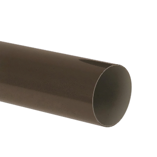 NICOLL Techtan PVC-Ti HWA buis 80mm L= 4m bruin