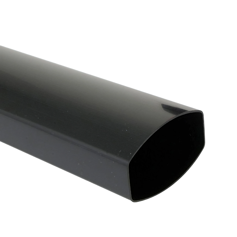 NICOLL Techtan Ovation PVC-Ti HWA buis 90x56mm L=4m antraciet