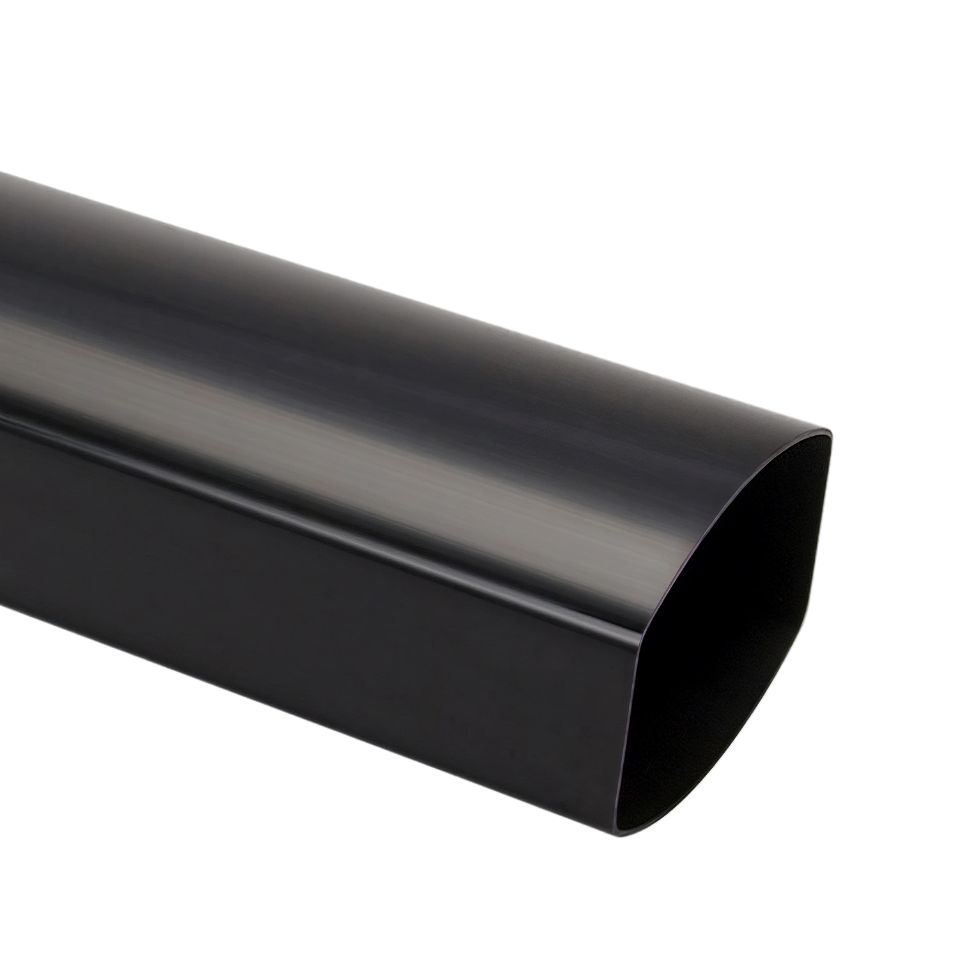 NICOLL Techtan Ovation PVC-Ti HWA buis 90x56mm L=4m zwart