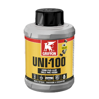 Griffon Uni 100, hard pvc lijm, 1000 ml