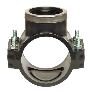 Unidelta PP Aanboorzadel PN 10, 160 x 1 1/2''