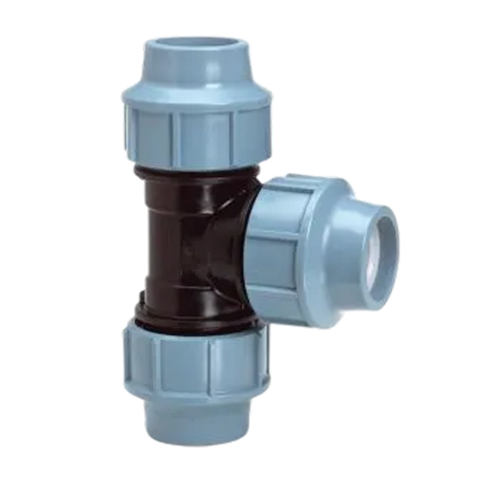 Unidelta PP T-stuk, 25 x 25 x 25