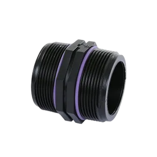 Self-Seal PP dubbele nippel 3/4"
