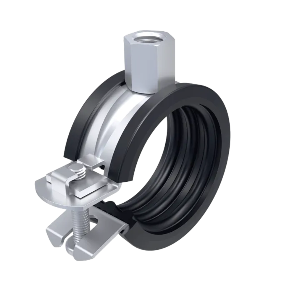 108-114 mm Beugel 120. M8/10 EPDM elvz
