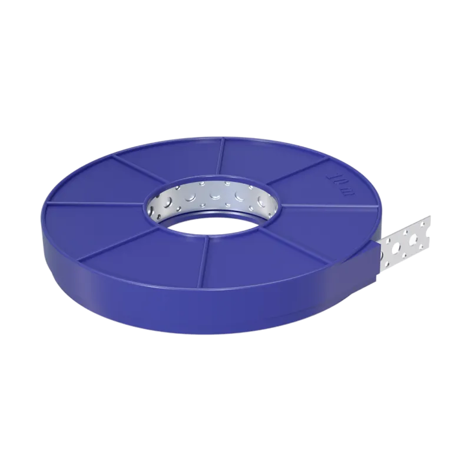 17x0,8 mm Montageband (10m) extra geperf.