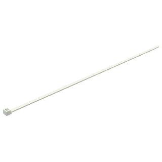 151 x 7,6 mm Kabelbinder wit nylon