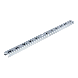 30x15 mm H-1 montagerail 2m elvz