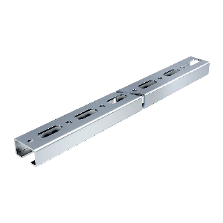 34x20 mm H-2 montagerail 2m elvz