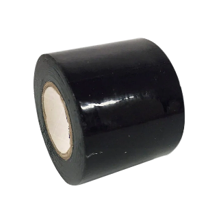 Drainage tape PVC, zwart, B= 50mm, L= 10m