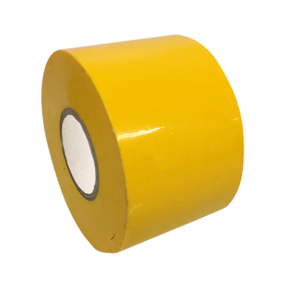 Drainage tape PVC, geel, B= 50mm, L= 10m