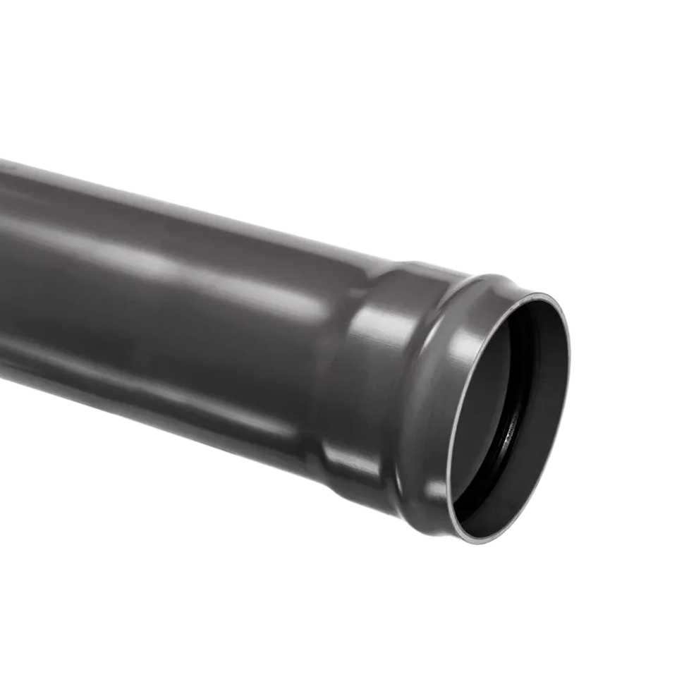 PVC drukbuis 160 x 6,2mm 3S-drukmanchet, PN10, L= 5mtr
