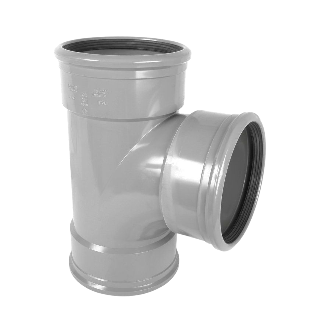 PVC T-stuk 90° 160 SN8 3M Flx