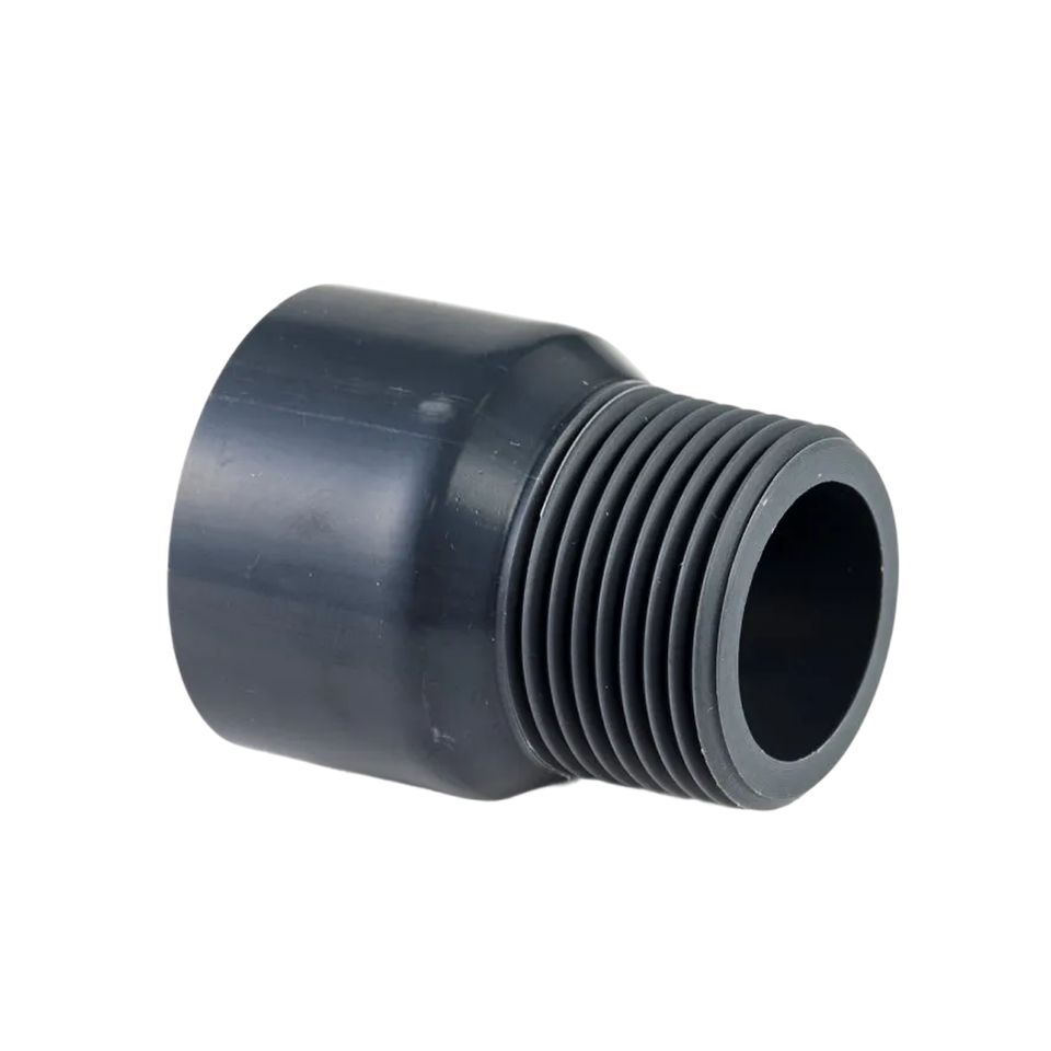 HV Puntstuk 50mm x 1.1/4" Mof x Bu.dr.