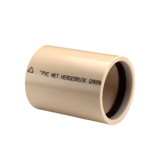 HD Steek / overschuifmof, pvc, 2x manchet, 10 bar, 160mm