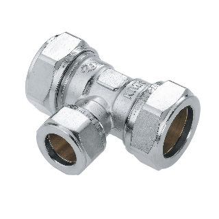 BONFIX 82504 Knel T-stuk 15 x 22 x 15 mm vertind