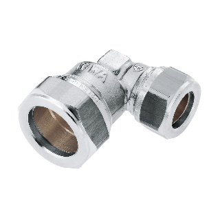 BONFIX 82461 Knel Verloopknie 15 x 10 mm vernikkeld