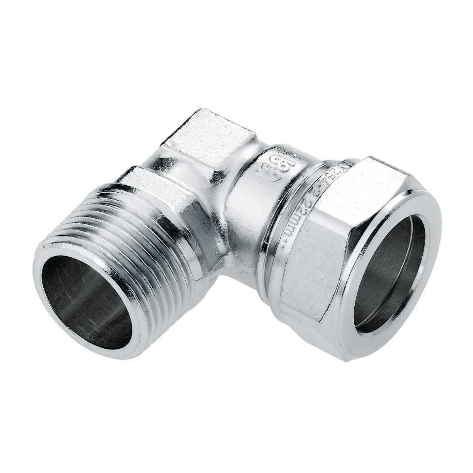 BONFIX 82700 Knel Knie 1/2" buiten x 15 mm vertind