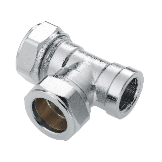 BONFIX 82611 Knel T-stuk 15 x 15 x 1/2"bi vertind